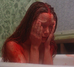 carrie in tub