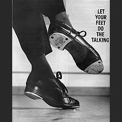 tap dancing feet