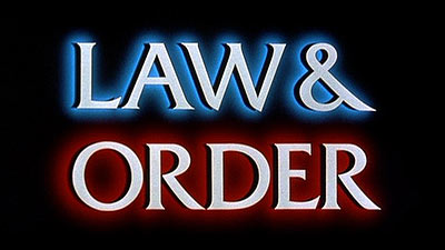 law and order title screen