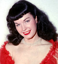 bettie page smile